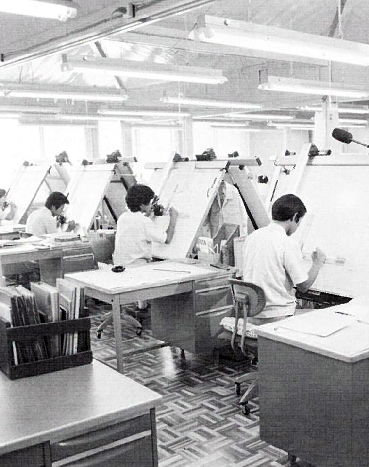 1971年11月　日信設計株式会社より分離、岡崎市に豊立設計事務所設立